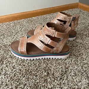 Barely worn Bedstu sandals size 8.5